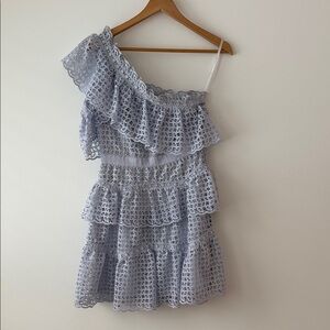 Self Portrait Light Blue Dress